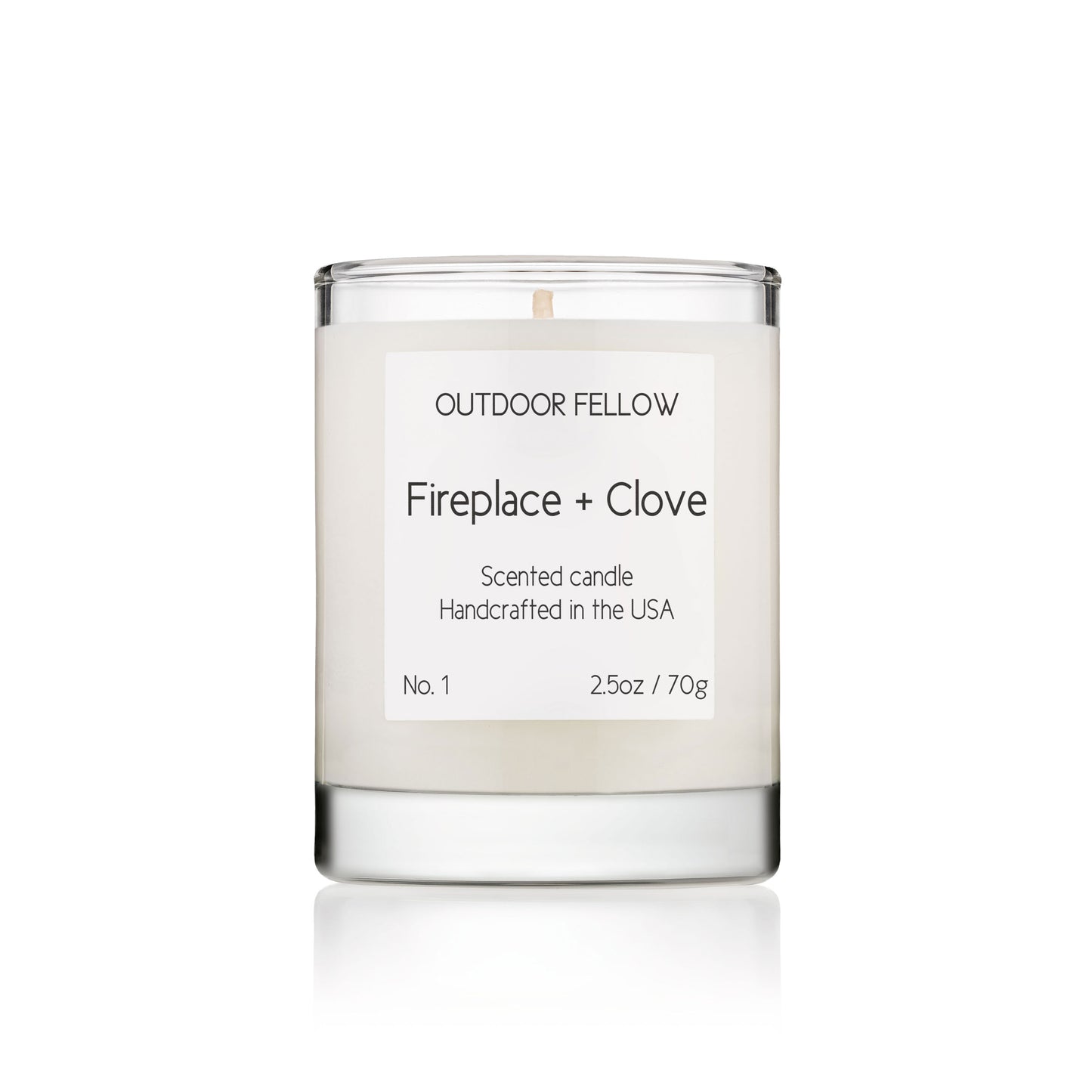 2.5oz Fireplace+Clove Scented Candle