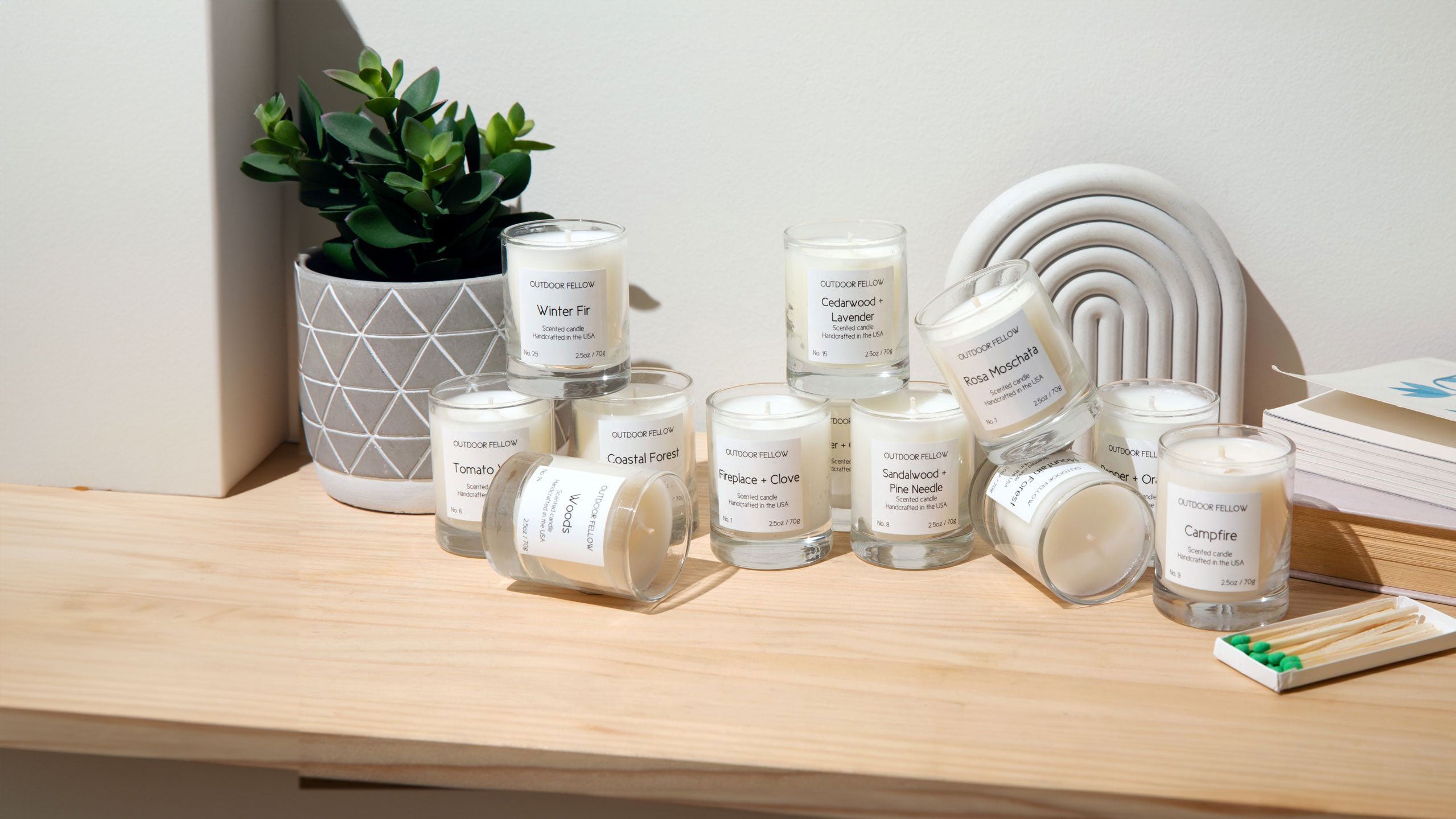 Group of Little Fellows scented candles