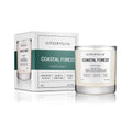 Coastal Forest scented candle with packaging