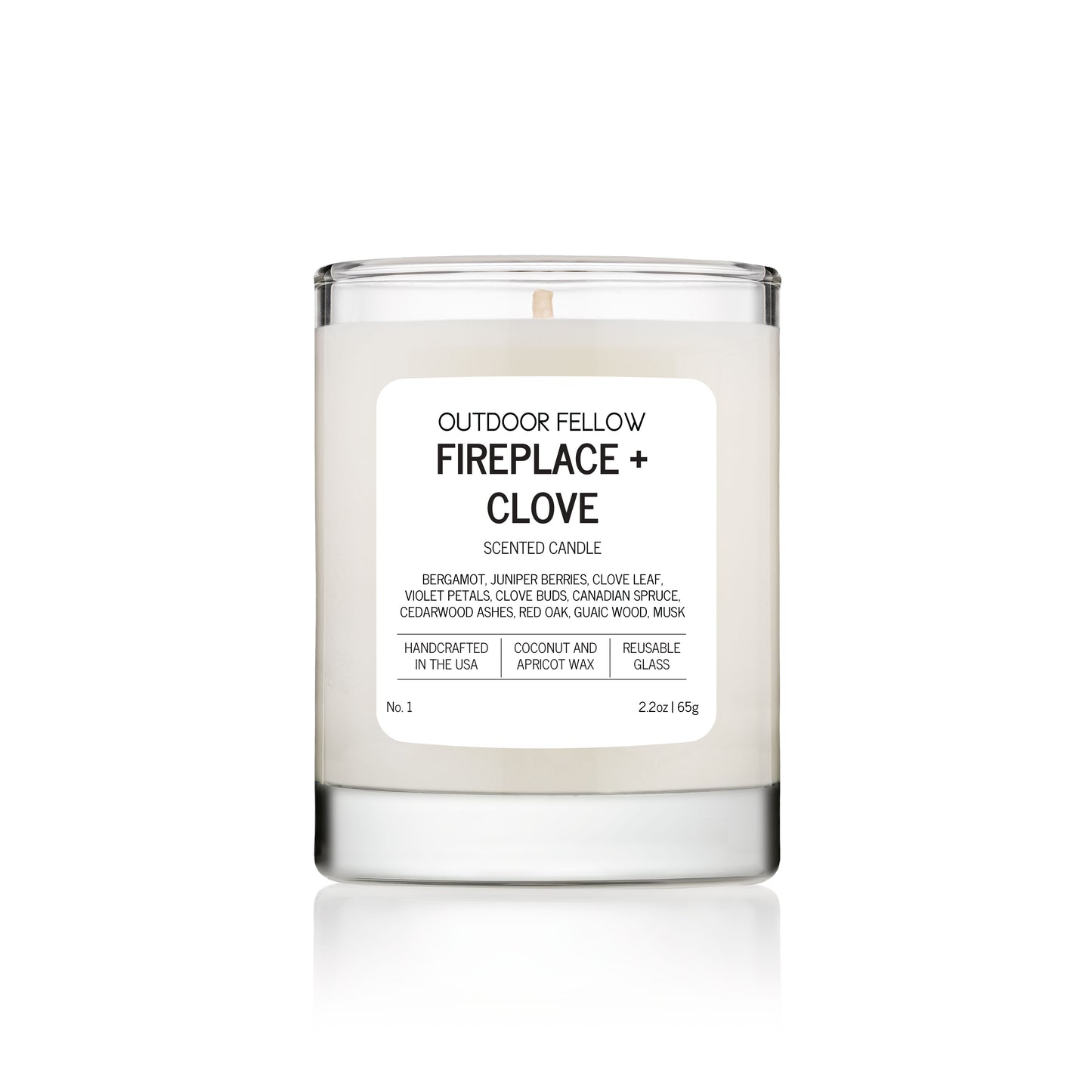 Fireplace and Clove 2.2oz scented candle