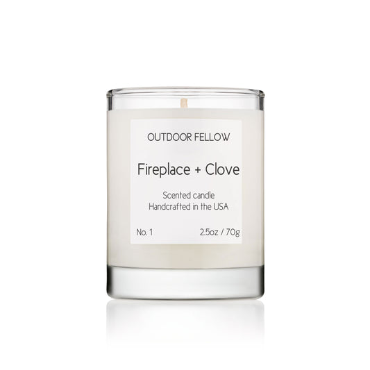 2.5oz Fireplace+Clove Scented Candle