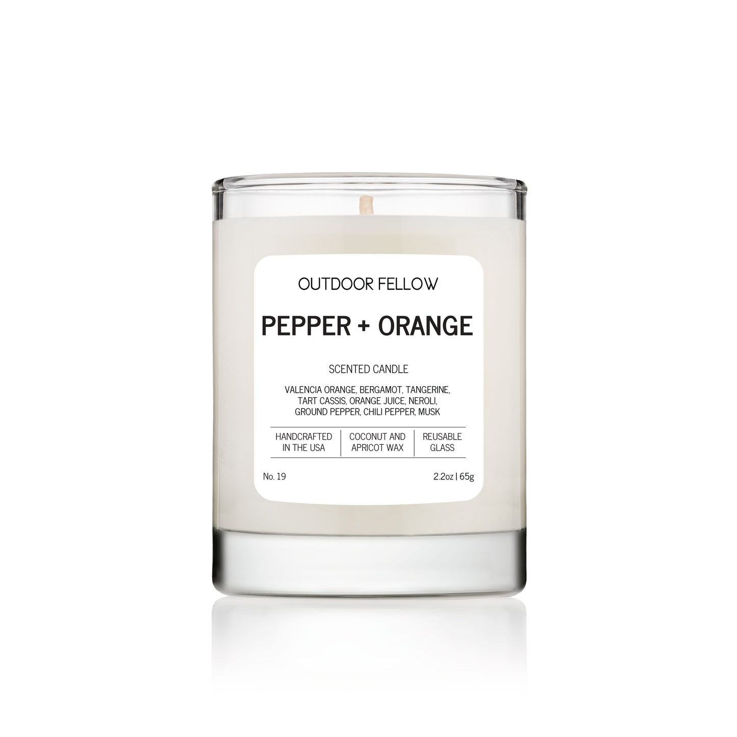 Pepper and Orange 2.2oz scented candle