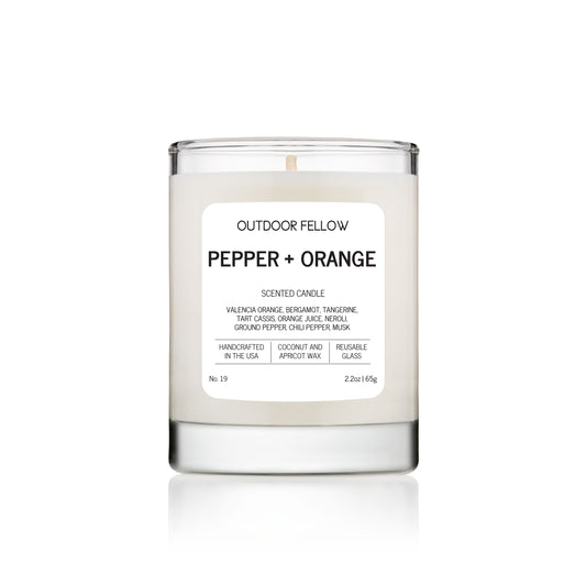 Pepper and Orange 2.2oz scented candle