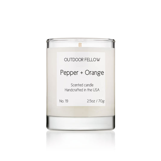 2.5oz Pepper+Orange Scented Candle