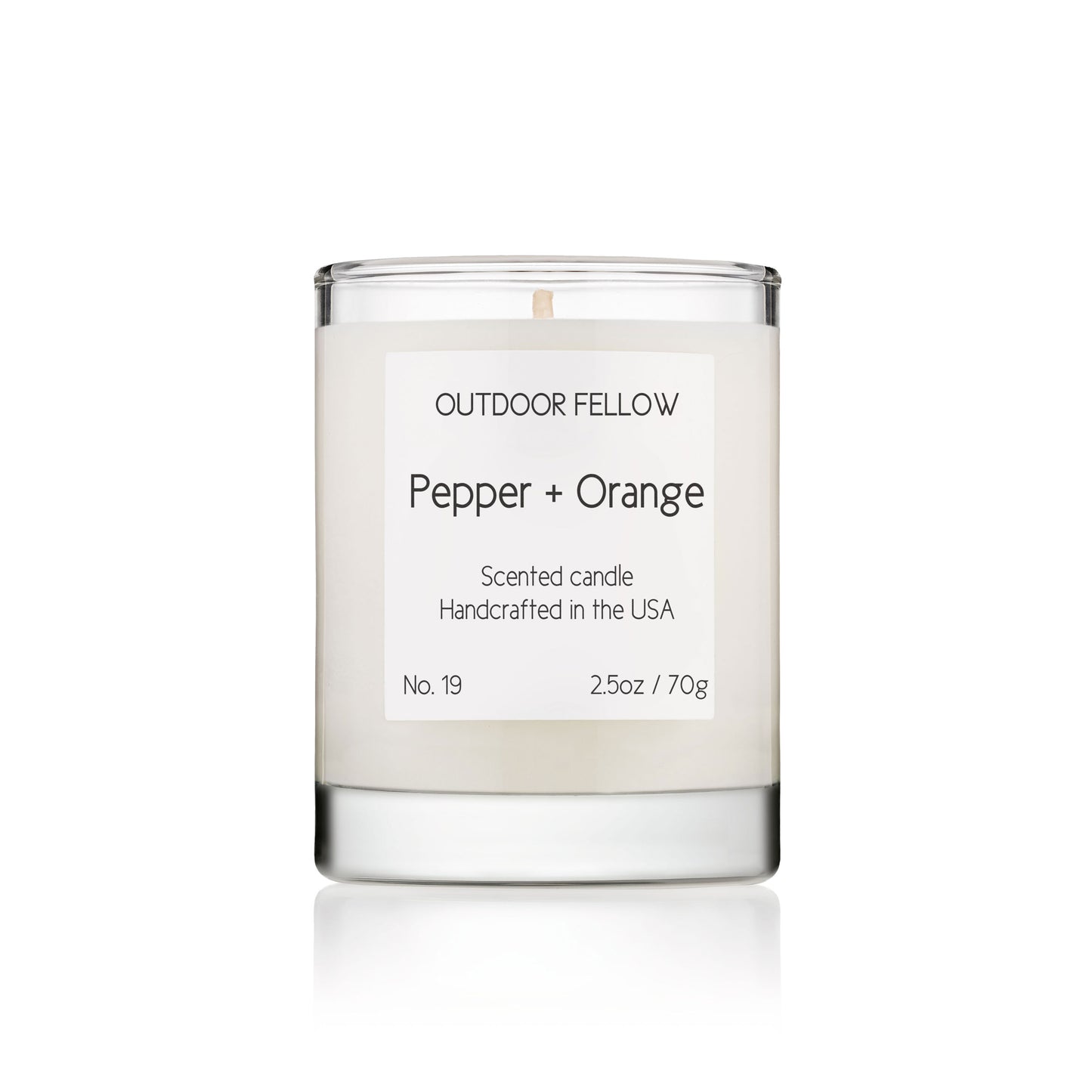2.5oz Pepper+Orange Scented Candle