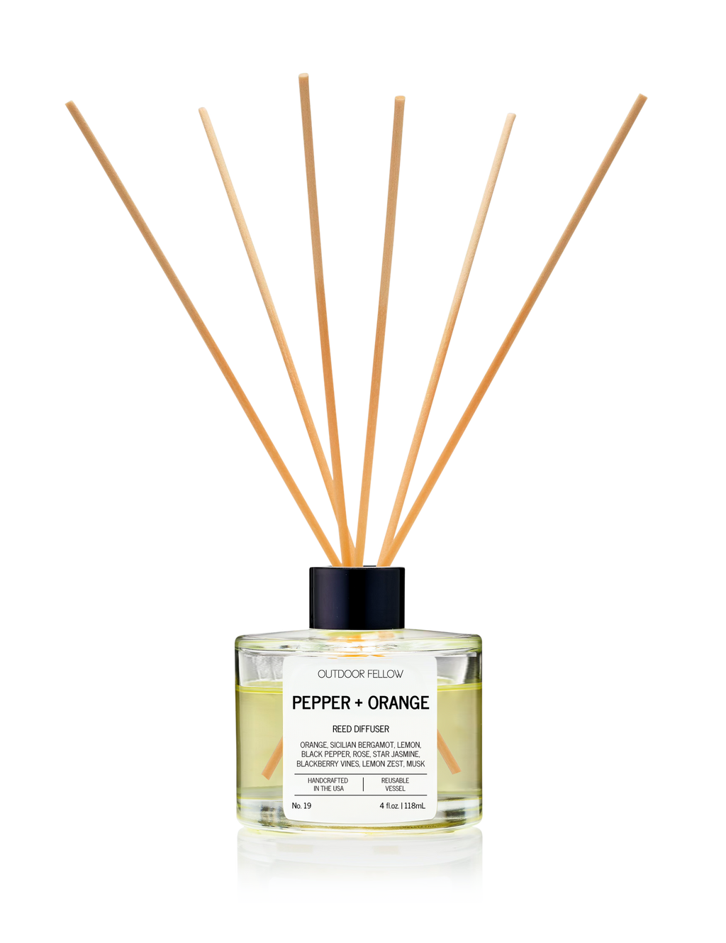 Pepper and Orange reed diffuser