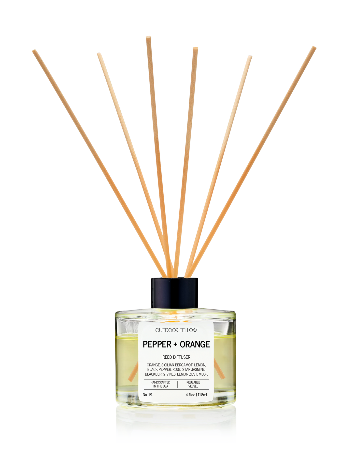 Pepper and Orange reed diffuser