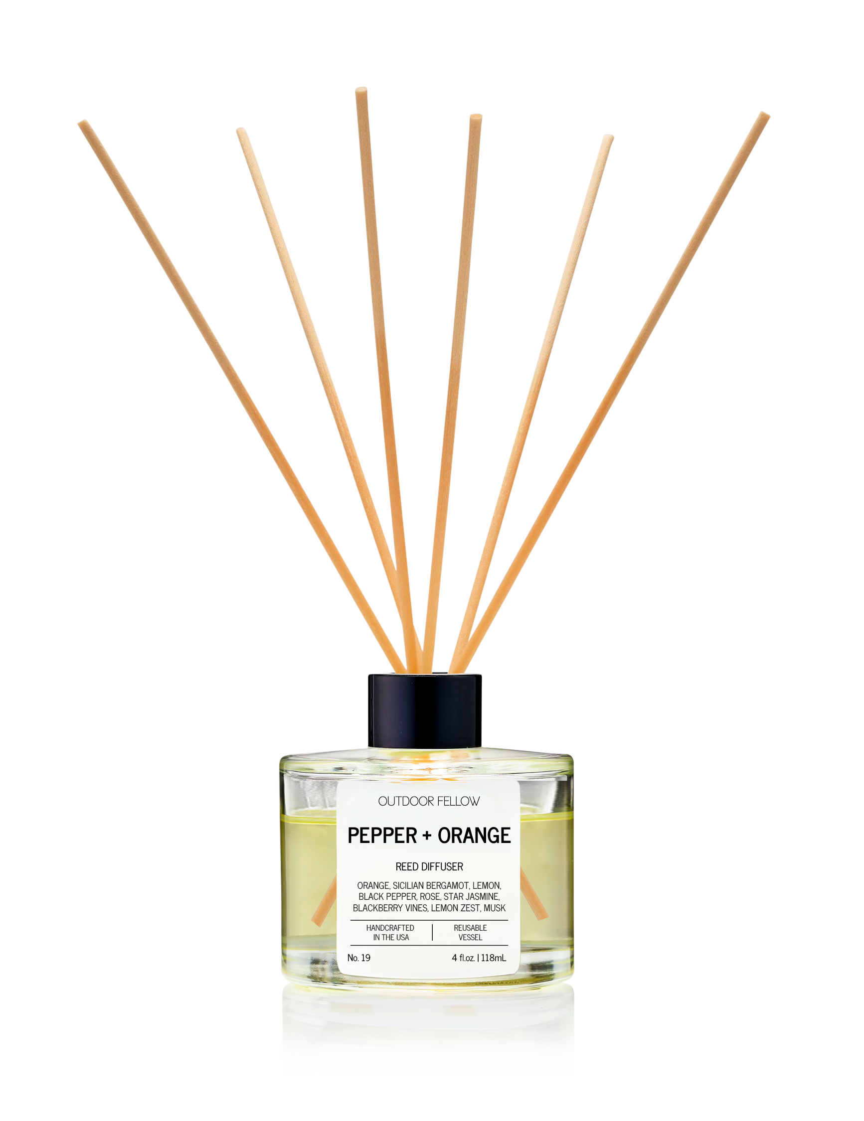 Pepper and Orange reed diffuser