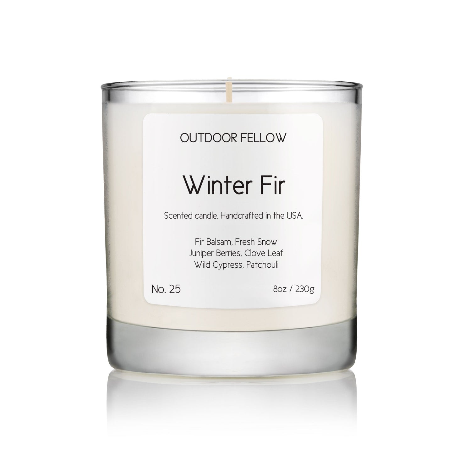 Winter Fir Scented Candle